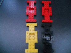 "4212" Lego 3 zwarte onderstellen