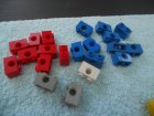 "3700" 20 Lego blokjes 2x1 met gat