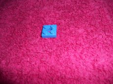 - Lego - Blauw speciaal plaatje 2x2 -