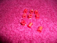 - Lego - 8 Rode Technics Cilinders -