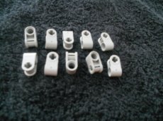 - Lego - 10 x Oud grijze connectoren -