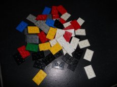 "3021" - Lego - 25 2x3 Plaatjes --