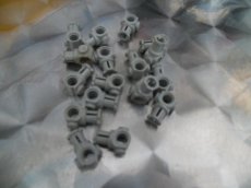 - Lego - 35 Oud grijze connectoren -