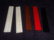 "2445" - Lego " 4 Plaatjes 2x12 -